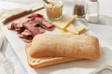 Image of COM: Bun Ciabatta Rectangle Sliced - 50 x 90 Grams